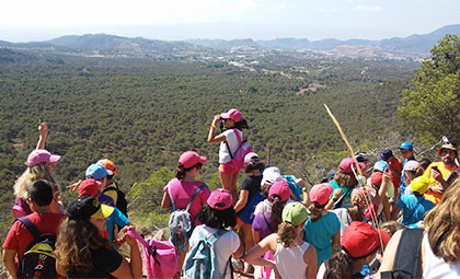 programas de educación ambiental ocio aventura y deporte para centros educativos en sierra espuña